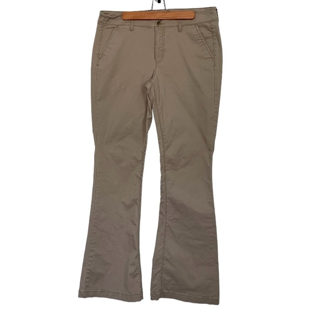 AMERICAN EAGLE OUTFITTERS Women’s Khakis Stretch Artist Flare SIZE 14 X-Long